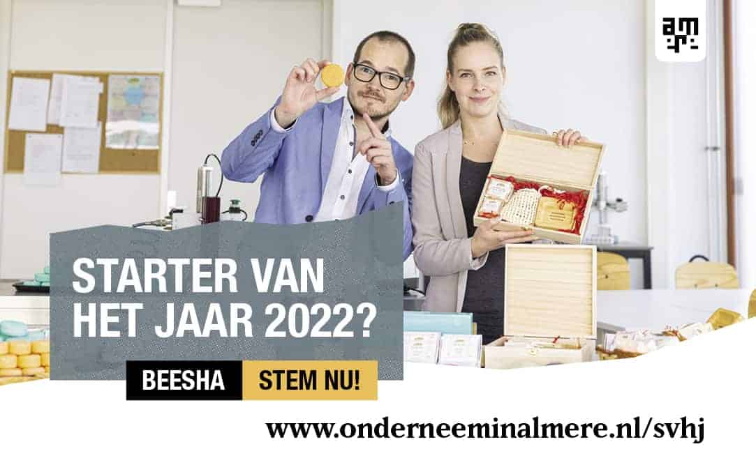 Beesha genomineerd voor Starter van het Jaar