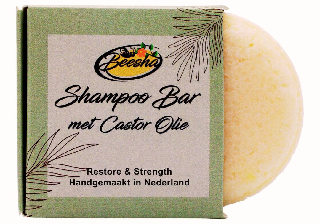 Shampoo Bar en Haarmasker Restore & Strength van Beesha