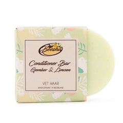 Beesha Conditioner Bar Gember & Limoen — vaste conditioner in doosje