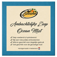 Beesha ambachtelijke zeep Ocean Mist — handgemaakte zeep in doosje