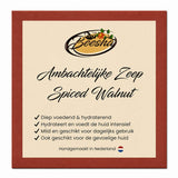 Beesha ambachtelijke zeep Spiced Walnut — handgemaakte zeep in doosje