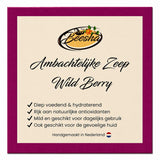 Beesha ambachtelijke zeep Wild Berry — handgemaakte zeep in doosje