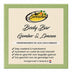 Beesha Body Bar Gember & Limoen — vaste bodywash in doosje