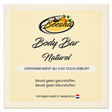 Beesha Body Bar Naturel — vaste bodywash zonder parfum in doosje