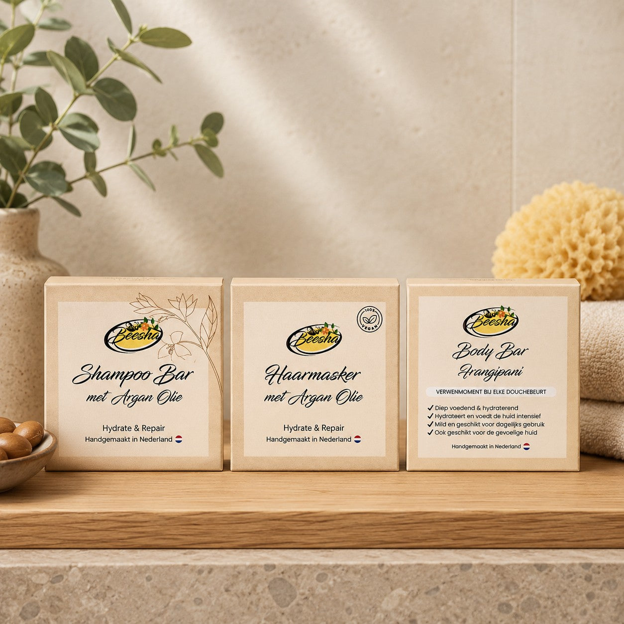 Beesha bundel met specialty bars en een body bar