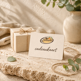 Beesha cadeaukaart met cadeaudoosje en eucalyptus