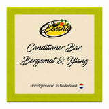 Beesha Conditioner Bar Bergamot & Ylang — vaste conditioner in doosje