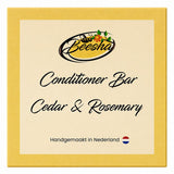 Beesha Conditioner Bar Cedar & Rosemary — vaste conditioner in doosje