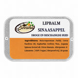Beesha lippenbalsem Sinaasappel in blikje, natuurlijke lipverzorging