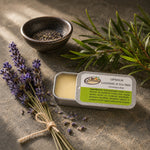 Sfeerfoto van Beesha lippenbalsem Lavendel & Tea Tree
