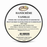 Beesha Handcrème Vanille in pot, natuurlijke handcrème