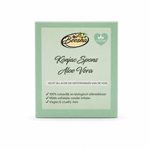 Beesha konjac spons met aloë vera voor het reinigen van het gezicht
