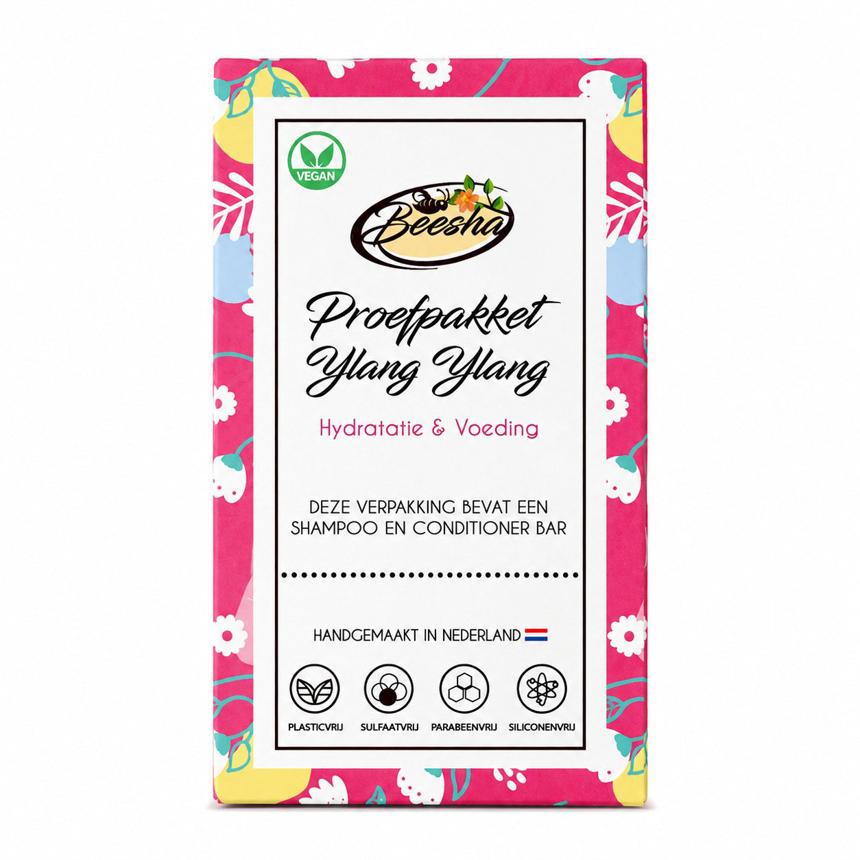 Beesha proefpakket Ylang Ylang duo met shampoo bar en conditioner bar