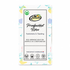 Beesha proefpakket Kokos duo met shampoo bar en conditioner bar