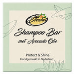 Beesha Shampoo Bar Protect & Shine — vaste shampoo met avocado-olie in doosje
