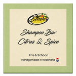 Beesha Shampoo Bar Citrus & Spice — vaste shampoo in doosje