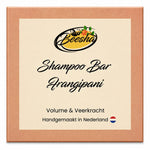 Beesha Shampoo Bar Frangipani — vaste shampoo in doosje