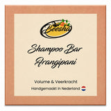 Beesha Shampoo Bar Frangipani — vaste shampoo in doosje