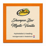Beesha Shampoo Bar Mystic Vanilla — vaste shampoo in doosje
