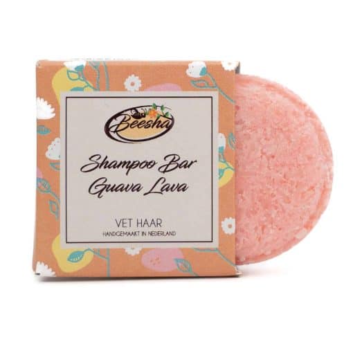 Beesha Shampoo Bar Guava Lava Doosje