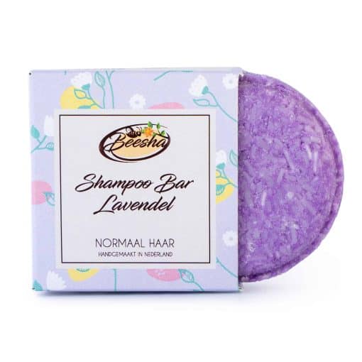 Beesha Shampoo Bar Lavendel gr doosje