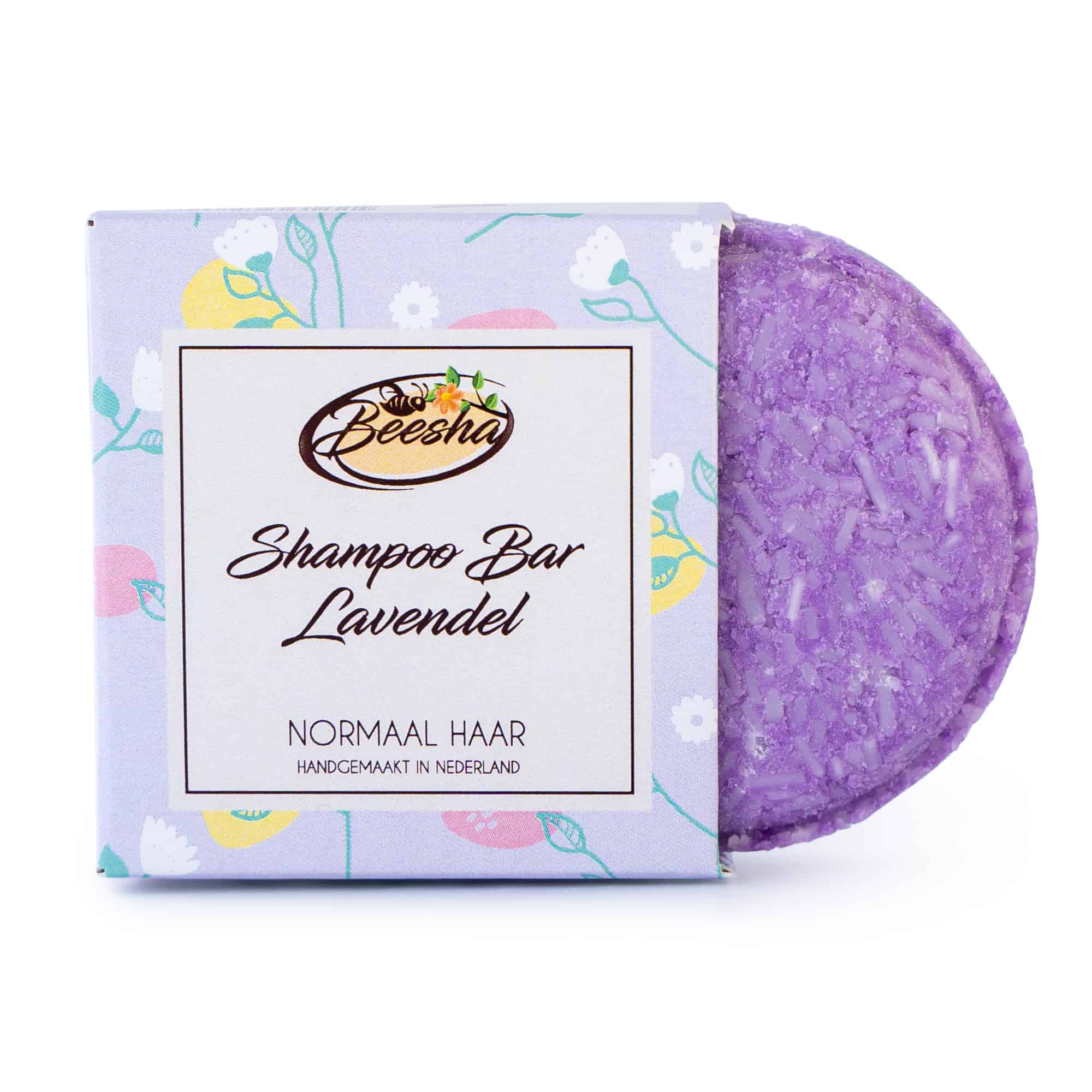 Andere plaatsen wijk Mens Shampoo Bar Lavendel - Beesha - Milieuvriendelijke Shampoo