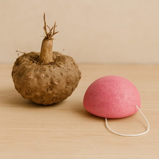 Konjac spons Roos - Afbeelding 2