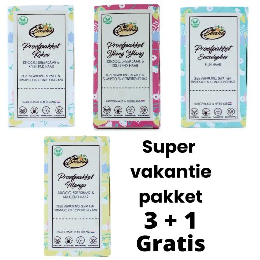 Super Vakantie pakket 3+1 gratis